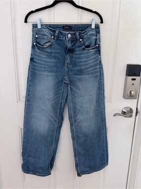 Quince Bella Stretch Relaxed Straight Jeans 27 | Atlantic Blue